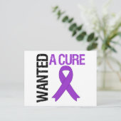 Fibromyalgie Wollte eine Heilung Postkarte (Stehend Vorderseite)