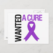 Fibromyalgie Wollte eine Heilung Postkarte (Vorne/Hinten)