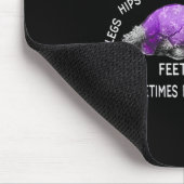 Fibromyalgie's A Real Pain Bichon Frise Hund 1 Mousepad (Ecke)