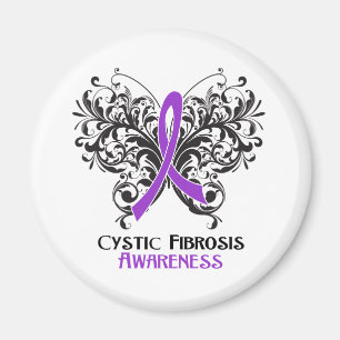 Fibrose-Bewusstseins-Schmetterling Magnet