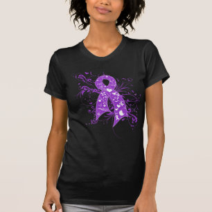 Fibrose-BlumenWirbels-Band T-Shirt