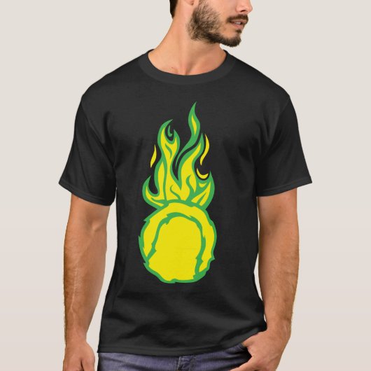 Fibrose Cartoon Zeichnung T-Shirt (Vorderseite)