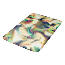 Fibrose Färbung mit schimmernden Farben und glatte Badematte