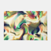 Fibrose Färbung mit schimmernden Farben und glatte Fußmatte (Vorderseite)