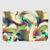 Fibrose Färbung mit schimmernden Farben und glatte Golfhandtuch (Horizontal)