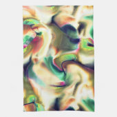 Fibrose Flecken mit farbigen, fehlerhaften Farbver Geschirrtuch (Vertikal)