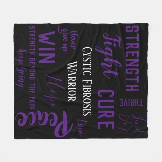 Fibrose-Kriegersdecke Fleecedecke (Vorderseite (Horizontal))