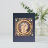 Fibula mit dem Gesicht eines jungen Mannes Postkarte (Stehend Vorderseite)