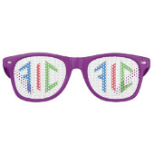 FIC Adult Party Shades Partybrille (Vorderseite)