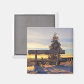 Fichtelberg Magnet (Vorderseite/Rückseite)