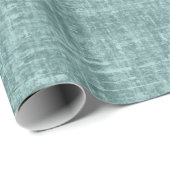 Fichten Grün Leinen Geschenkpapier (Rolleneckpunkt)