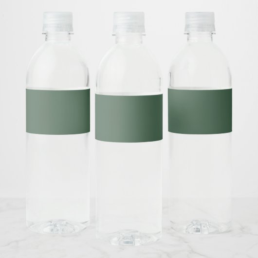 Fichten Grün Wasserflaschenetikett (Flaschen)