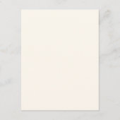 Fichten-Klassiker-Script-Hochzeitsdetails QR-Code Begleitkarte (Rückseite)