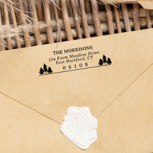 Fichten Landhaus Name & Rücksendeadresse Postleitz Permastempel
