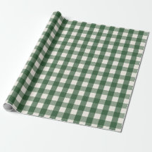 Fichten-Nadel-Lane-Gingham - Tiefes Fichtengrün