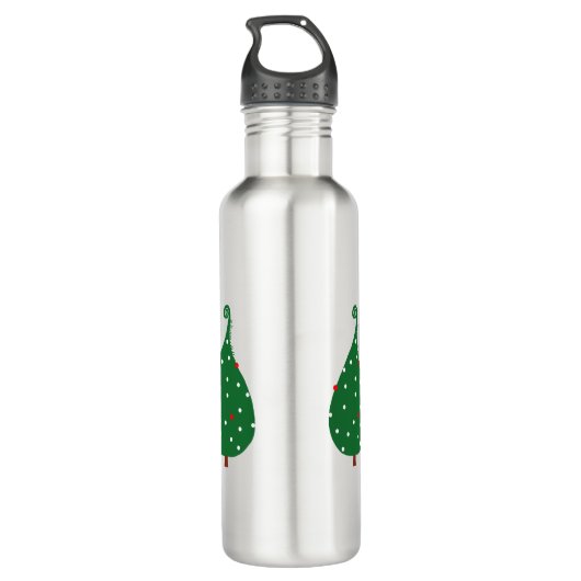 Fichtenbaum Edelstahlflasche (Rückseite)