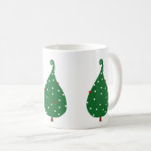 Fichtenbaum Kaffeetasse (VorderseiteRechts)