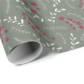 Fichtenholz, grün, rustikal geschenkpapier (Rolleneckpunkt)