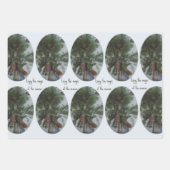 Fichtenzweig im skandinavischen Stil Geschenkpapier Set (Vorderseite 2)