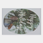 Fichtenzweig im skandinavischen Stil Geschenkpapier Set (Vorderseite)