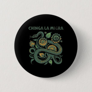 Fick die Einwanderungsbehörde Anti Trump Eishockey Button