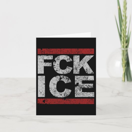 Fick Ice gestört Karte (Vorderseite)