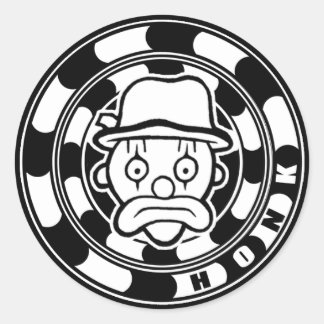 Ficksen den Hobo Honk Runder Aufkleber