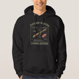 Fiction Writer Logbook Division Trucker Hoodie