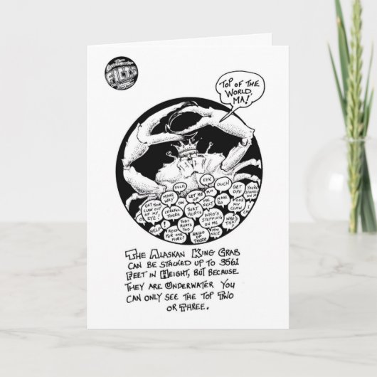 FICTS "kratzt" Geburtstags-Karte Karte (Vorderseite)