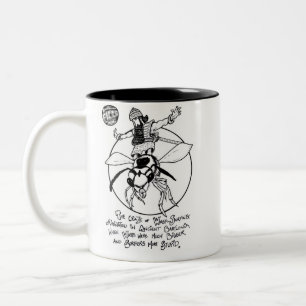 FICTS "Wespe-Surfende" 2-Ton Tasse