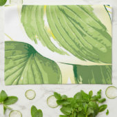 Ficus Pflanze 2 Geschirrtuch (Gefaltet)