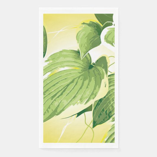 Ficus Pflanze 4 Serviette (Vorderseite)