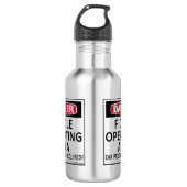 Fiddle-Arbeitsfläche Edelstahlflasche (Vorderseite)