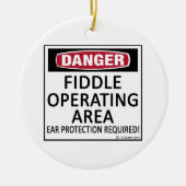 Fiddle-Arbeitsfläche Keramik Ornament (Vorne)