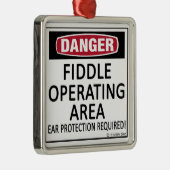 Fiddle-Arbeitsfläche Silbernes Ornament (Rechts)