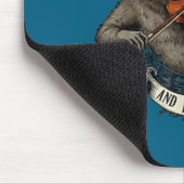 Fiddle Around And Find Out Music Raccoon Fiddle Fu Mousepad (Ecke)
