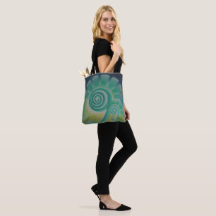 Fiddle-Farn-Energie-Pastell-Kunst-Schulter-Tasche Tasche