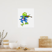 Fiddle Frog Poster (Küche)