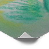 Fiddle Head Fern Energy Muster Paster Poster (Ecke)