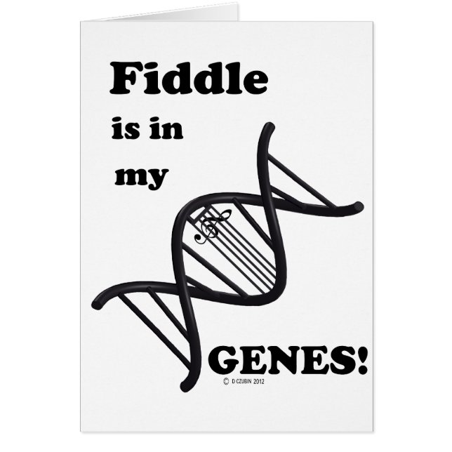 Fiddle ist in meinen Genen! (Vorne)