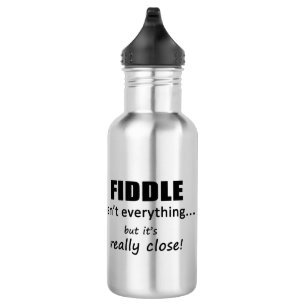 Fiddle ist nicht alles edelstahlflasche