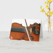Fiddle Karte (Gelbe Blume)