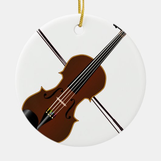 Fiddle Keramikornament (Vorne)