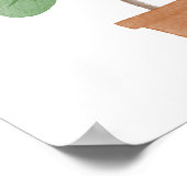 Fiddle Leaf Abb. Poster (Ecke)