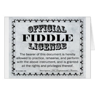 Fiddle-Lizenz