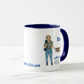 Fiddle nicht mit meinem Kaffee. Tasse (VorderseiteRechts)