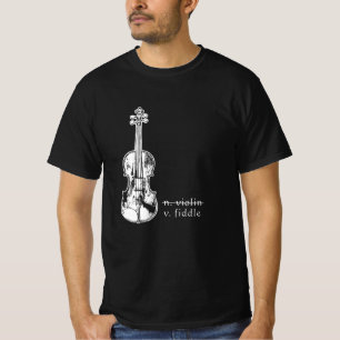 Fiddle Not Violin Bluegrass Country Music-Geschenk T-Shirt