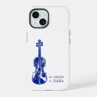 Fiddle Not Violin Bluegrass Country Music Gift iPhone 15 Hülle