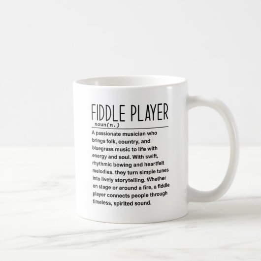 Fiddle-Player Kaffeetasse (Rechts)