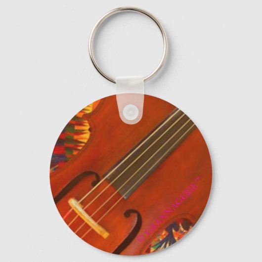 Fiddle: Schlüsselanhänger aus Metall von GRANNAGER (Vorderseite)